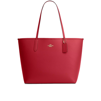 Coach Women's City Tote Bag Gold/Poppy