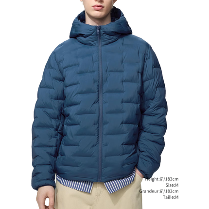 Uniqlo Men's Pufftech Parka 67 Blue