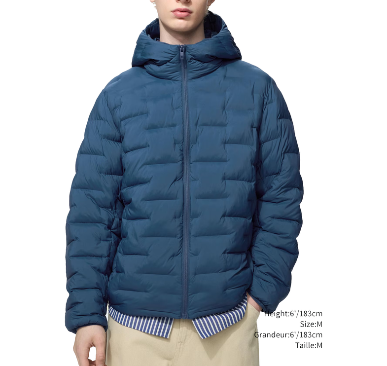 Uniqlo Men's Pufftech Parka 67 Blue