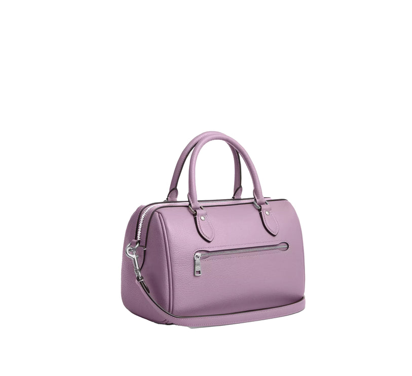 Coach Women's Rowan Satchel Bag Silver/Jasmine