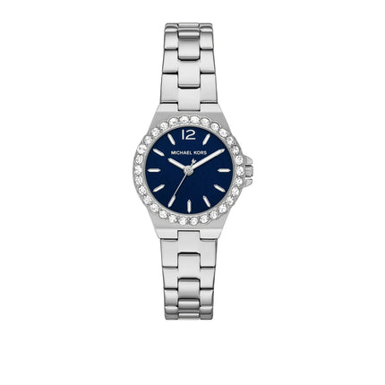 Michael Kors Women's Mini Lennox Pavé Silver-Tone Watch Silver MKO1318