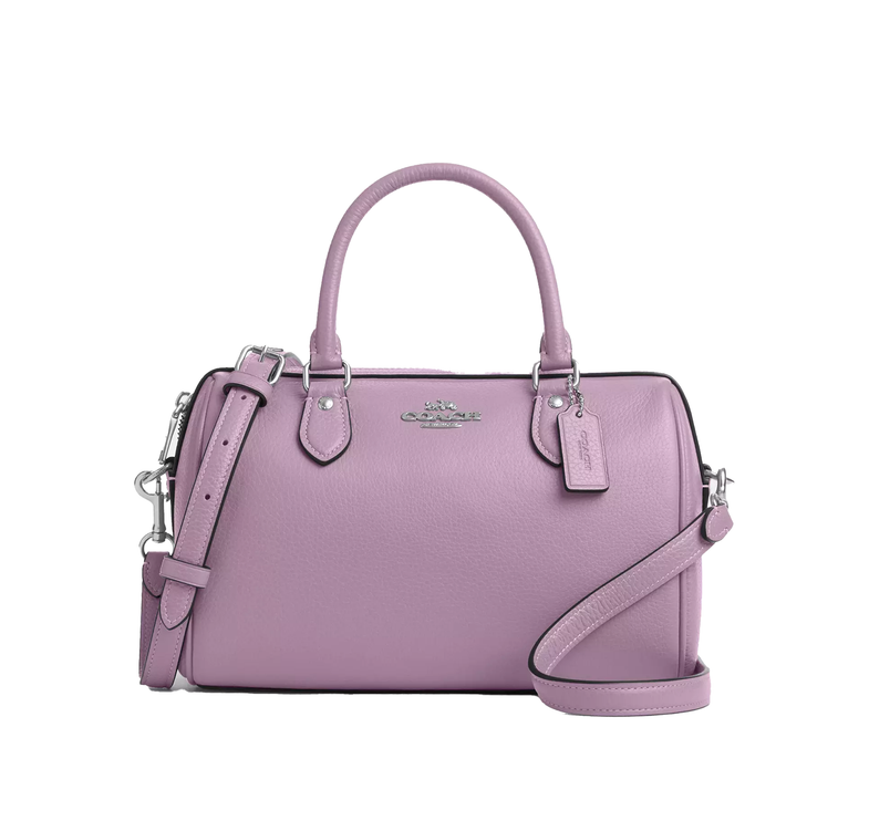 Coach Women's Rowan Satchel Bag Silver/Jasmine