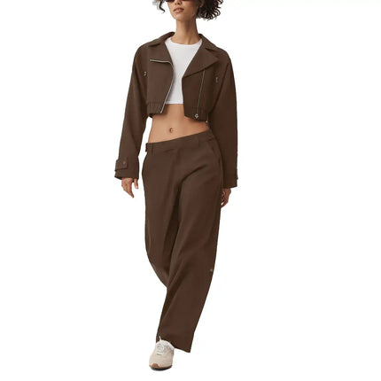 alo Women's High Road Straight Leg Pant Espresso