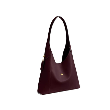 Coach Women's Brooklyn Shoulder Bag 39 Brass/Merlot