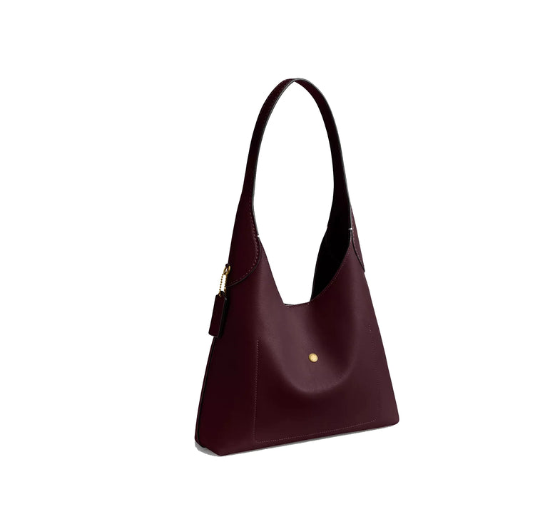 Coach Women's Brooklyn Shoulder Bag 39 Brass/Merlot