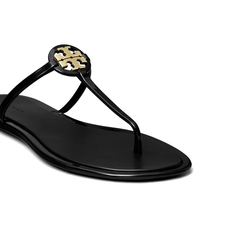 Tory Burch Women's Mini Miller Jelly Sandal Perfect Black/Gold