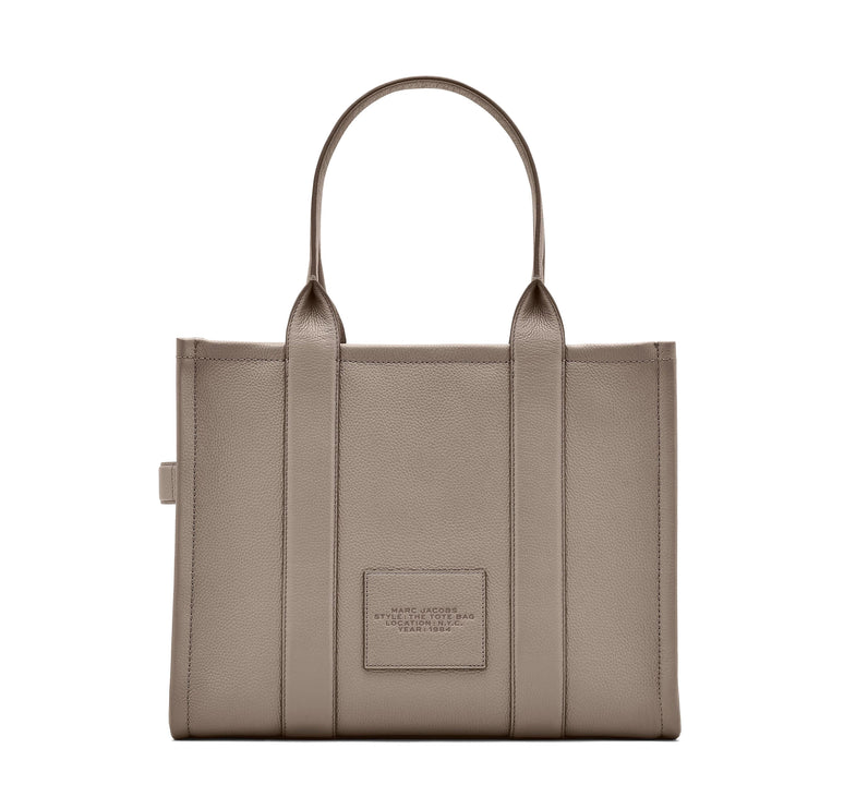 Marc Jacobs Women's The Leather Large Tote Bag Cement