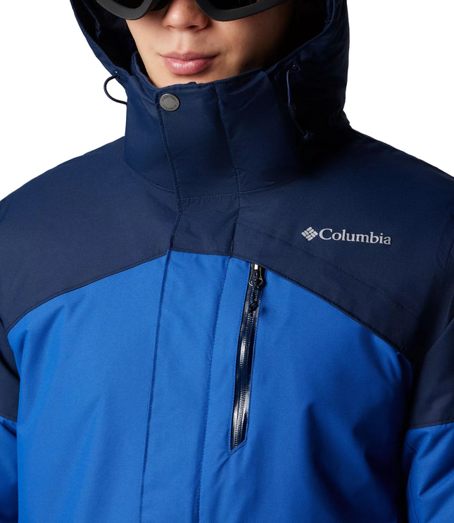 Columbia Men's Last Tracks II Jacket Mountain Blue/Collegiate Navy