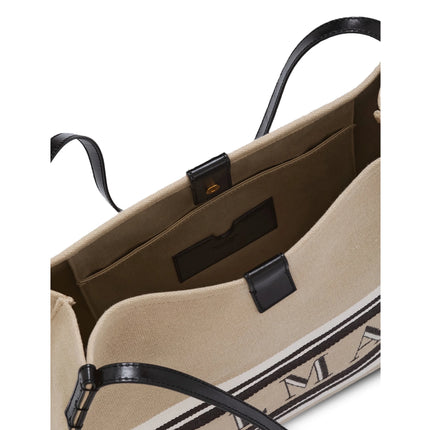 Balmain Women's Medium Release Shopper Bag Beige