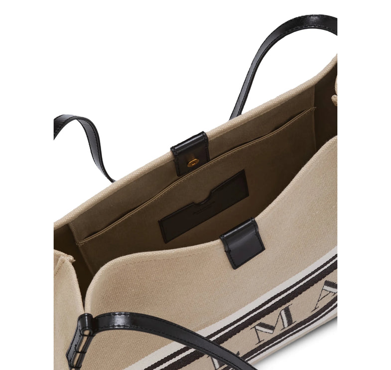 Balmain Women's Medium Release Shopper Bag Beige