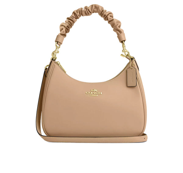 Coach Women's Teri Hobo Bag Gold/Tan