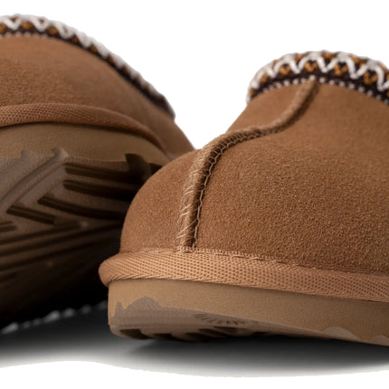 UGG Tasman II çocuk terliği, kahverengi (chestnut) süet