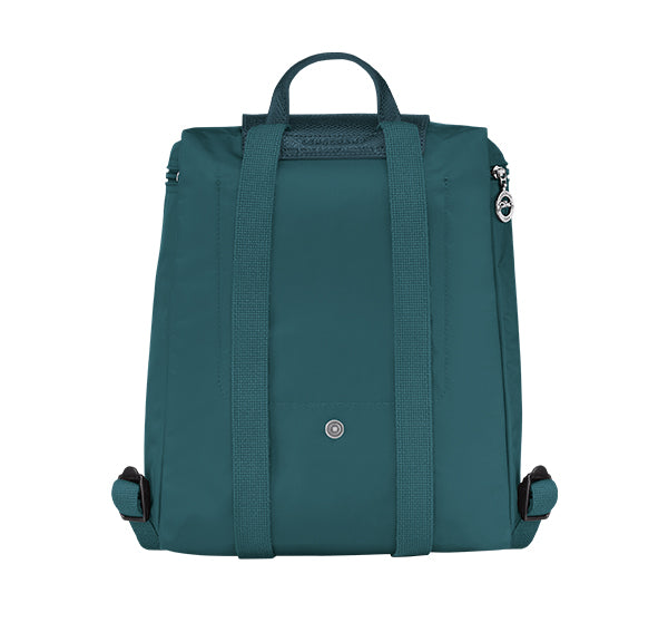 Longchamp Women's Le Pliage Green M Backpack Peacock