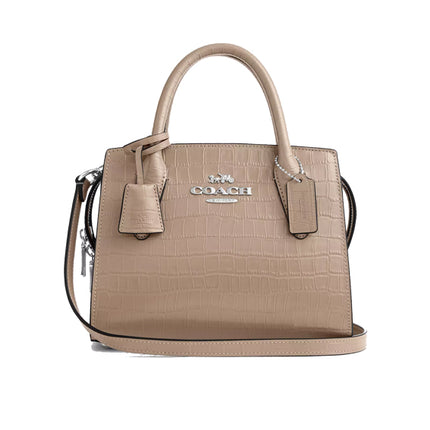 Coach Women's Andrea Carryall Bag Silver/Stone