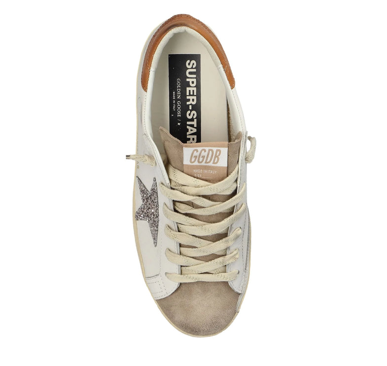 Golden Goose Women's Super Star Glitter with White