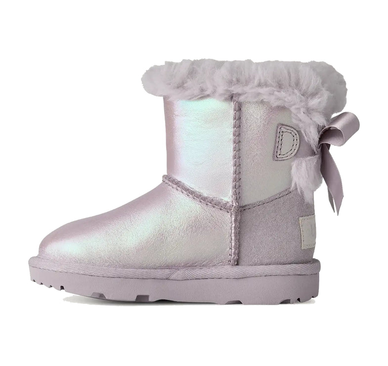 UGG Toddlers Mini Bailey Bow II Frosted Lavender Smoke