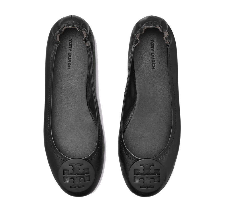 Tory Burch Women's Minnie Travel Ballet Perfect Black - Hemen Kargoda