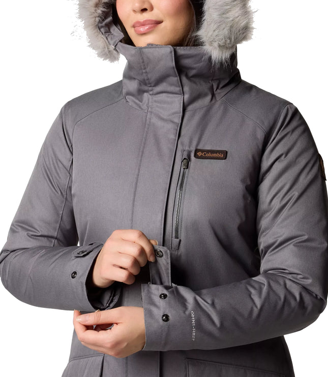 Columbia Women's Suttle Mountain Long Insulated Jacket City Grey