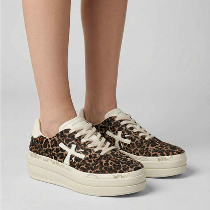 Premiata Women's Micol Sneakers Leopard Multi 7034