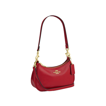 Coach Women's Soft Teri Mini Crossbody Bag Gold/Poppy
