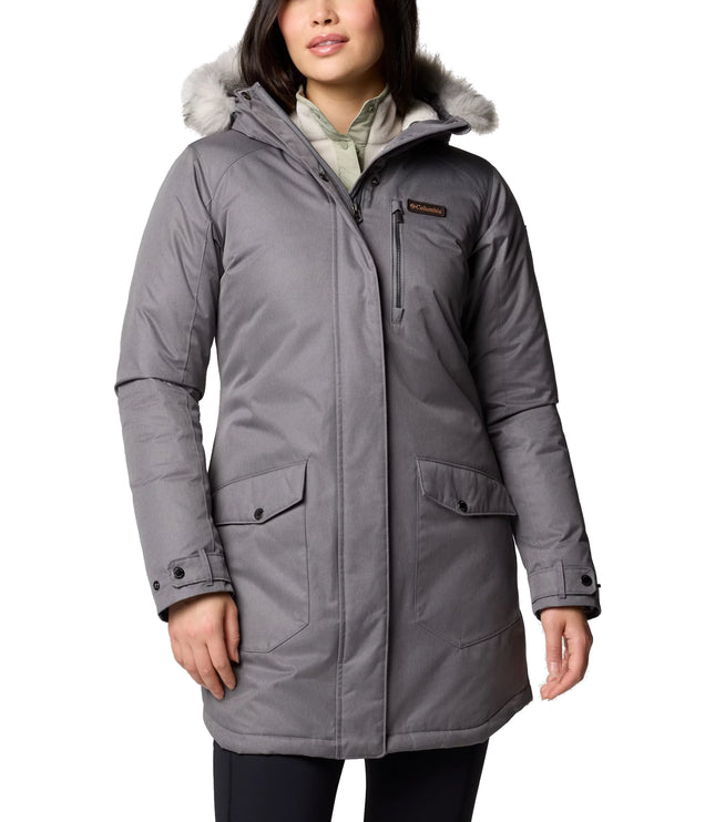 Columbia Women's Suttle Mountain Long Insulated Jacket City Grey