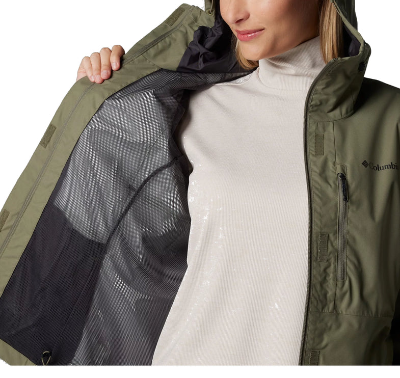 Columbia Women's Hikebound II Jacket Stone Green