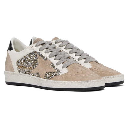 Golden Goose Women's Ball Star Sneakers Shine/Taupe