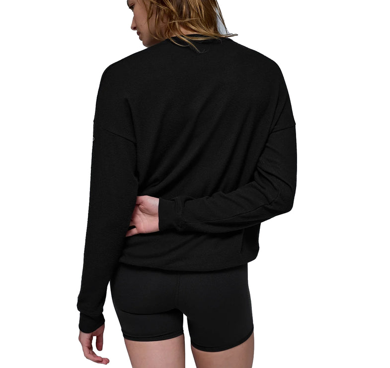 alo Women's Soho Pullover Black