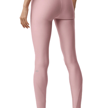 alo Women's Airlift High-Waist 7/8 Fine Line Legging Vintage Pink