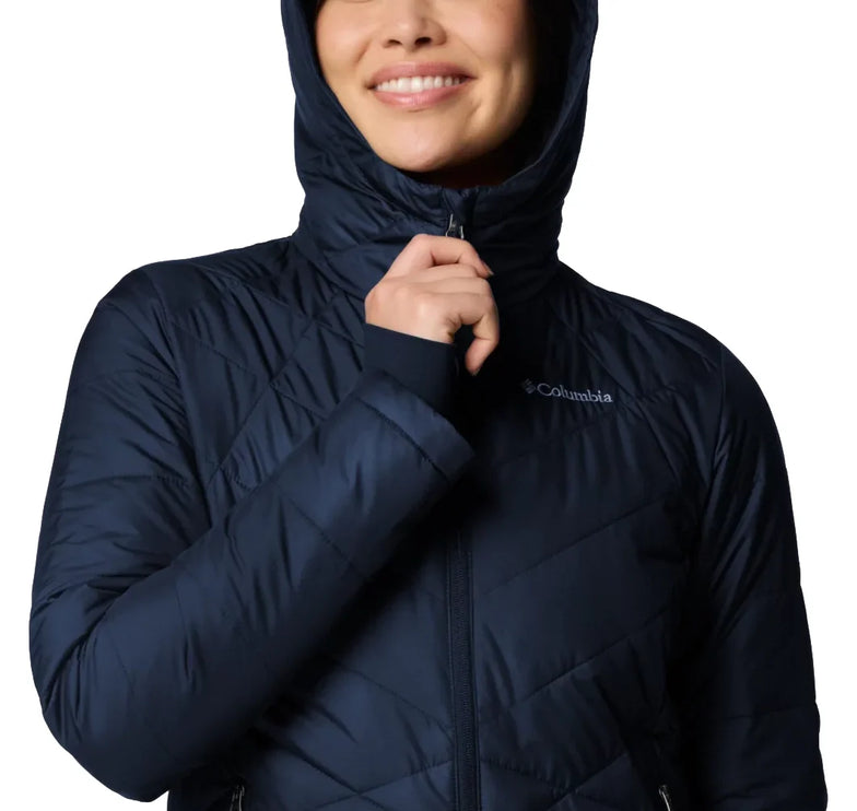 Columbia Women's Heavenly Hooded Jacket Collegiate Navy