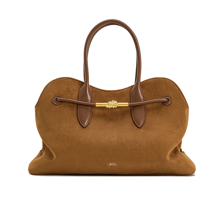 JW PEI Women's Adele Metal Rope Knot Tote Bag - Caramel Brown