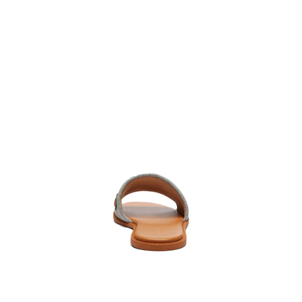 Coach Women's Holly Sandal With Cherries Denim Multi