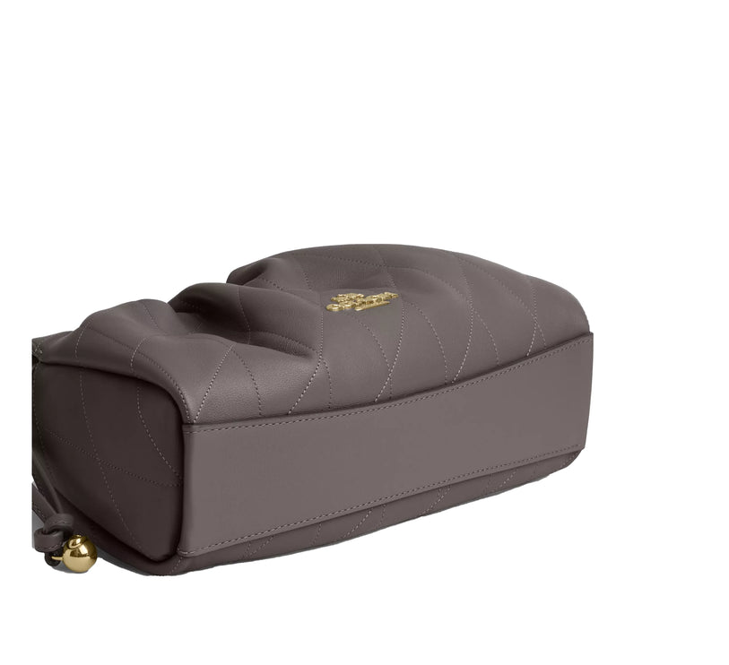 Coach Women's Faye Shoulder Bag With Quilting Gold/Slate