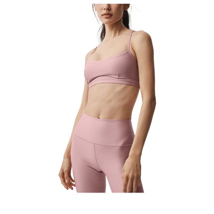 alo Women's Airlift Intrigue Bra Vintage Pink