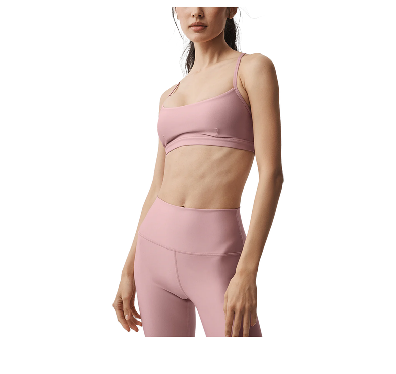 alo Women's Airlift Intrigue Bra Vintage Pink