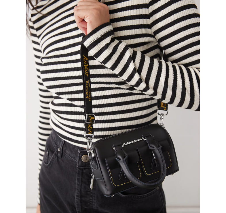 Dr. Martens Mini Top Handle Leather Bag Black