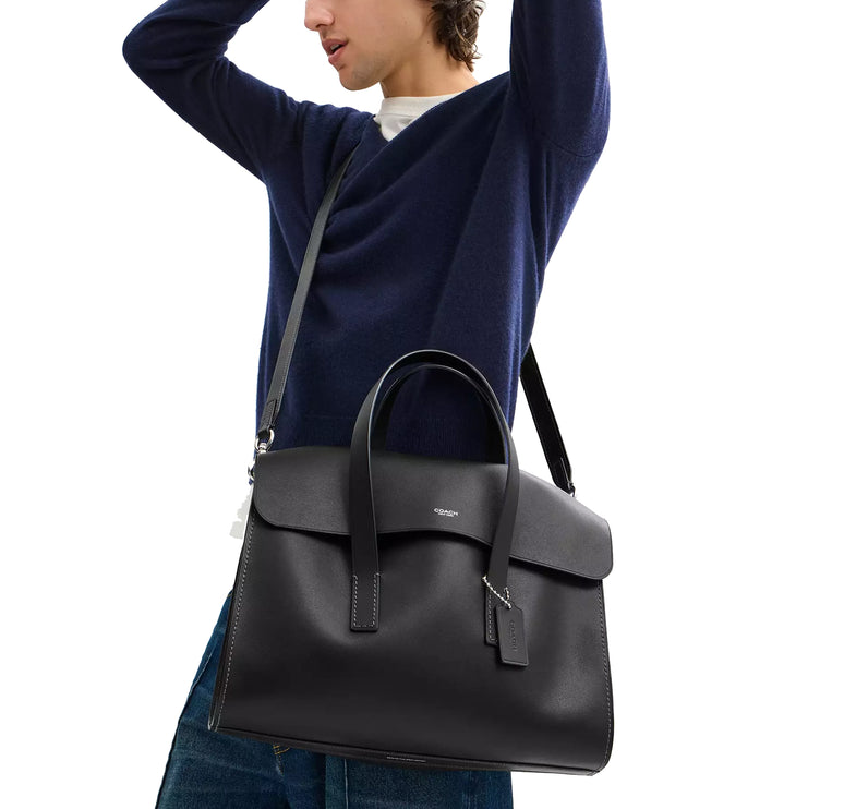 Coach Unisex Flatiron Portfolio Black