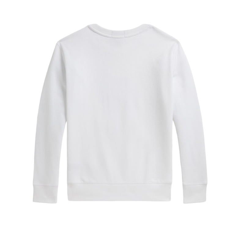 Polo Ralph Lauren Boy's Polo Bear Fleece Sweatshirt White