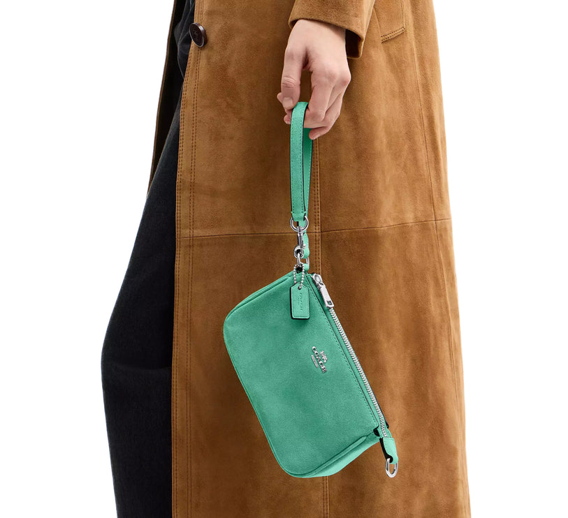 Coach Women's Nolita 19 Suede/Silver