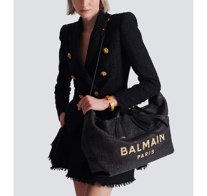 Balmain Women's Track Tote Bag Black