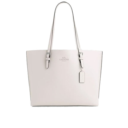 Coach Women's Mollie Tote Bag Silver/Chalk