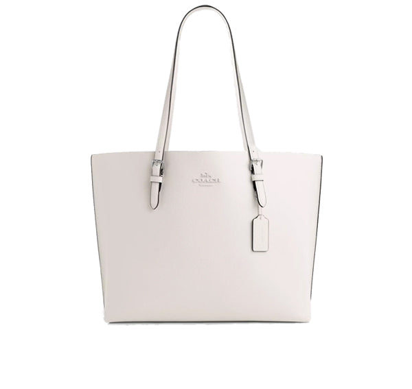 Coach Women's Mollie Tote Bag Silver/Chalk