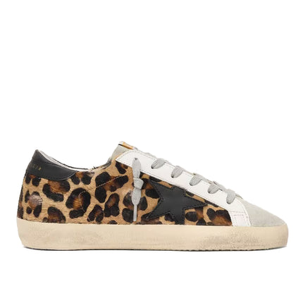 Golden Goose Women's Super-Star Star in Leopard Print Leather