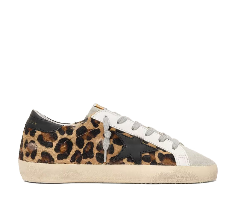 Golden Goose Women's Super-Star Star in Leopard Print Leather