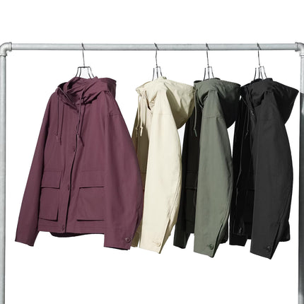 Uniqlo Women's Utility Cotton Blend Parka 19 Wine