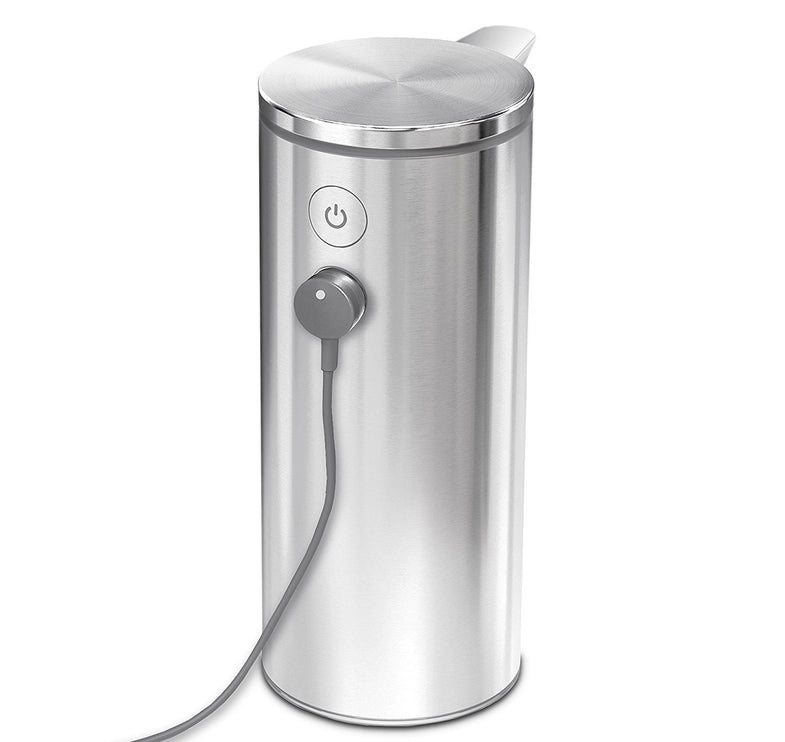 simplehuman Şarj Edilebilir Sensörlü Paslanmaz Çelik Sıvı Sabunluk 266 ml