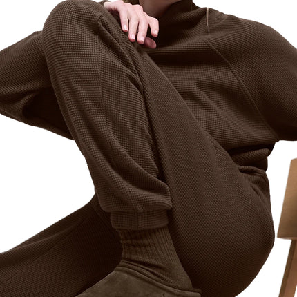 alo Women's Waffle Weekend Escape Jogger Espresso