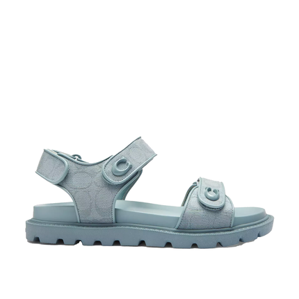 Coach Women's Brynn Sandal In Signature Canvas Sea Mist