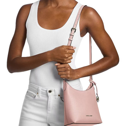 Michael Kors Women's Maya Small Crossbody Bag Powder Blush/Gold