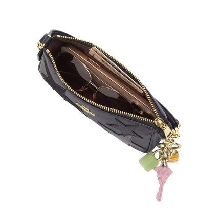 Coach Women's Nolita 19 With Star Patchwork Gold/Black Multi